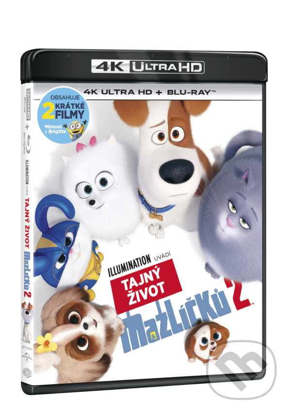 Levně Tajný život mazlíčků 2 Ultra HD Blu-ray (Ultra HD Blu-ray + Blu-ray) - film z kategorie Detské a animované