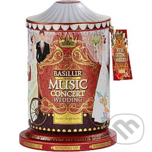 Kávy a čaje: BASILUR Music Concert Wedding plech (Bio - Racio). Bio - Racio, 2019