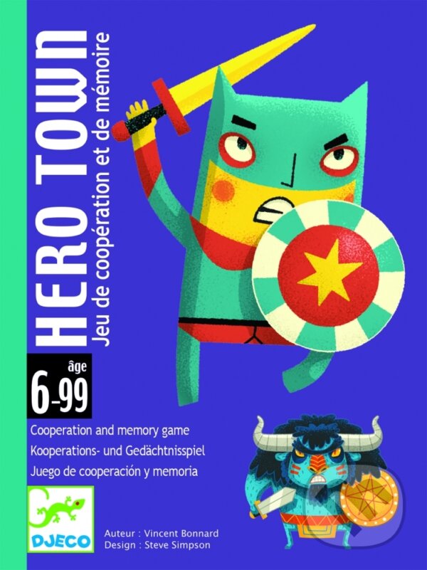 Spoločenská hra: Hero Town (Mesto hrdinov) (Djeco). Djeco, 2019
