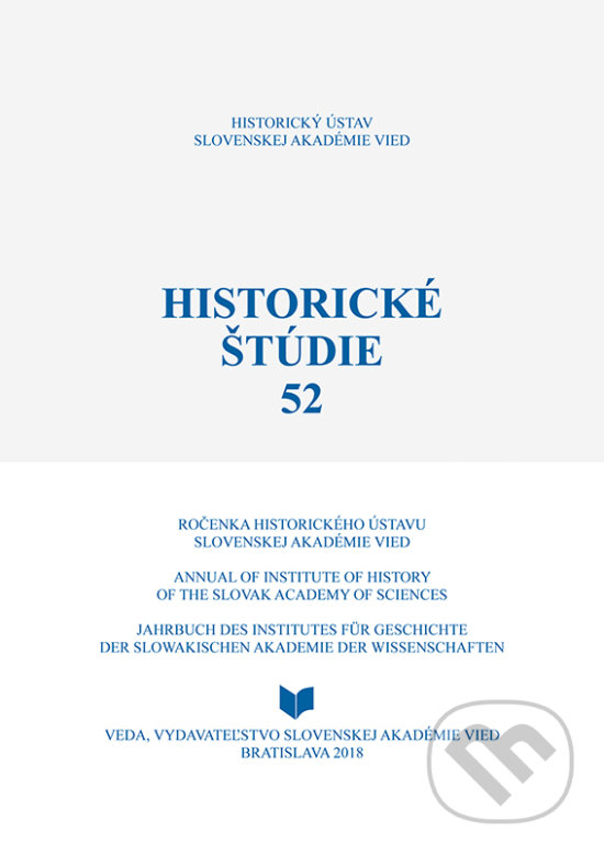 Levně Historické štúdie 52 (Ročenka historického ústavu Slovenskej akadémie vied) - kniha z kategorie História
