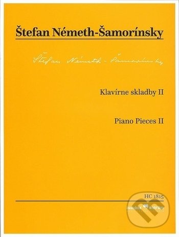 Klavírne skladby II - Štefan Németh-Šamorínsky, Hudobné centrum, 2019