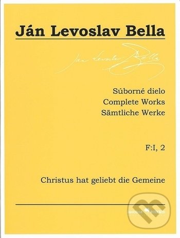 Levně Súborné dielo F:I, 2 - Christus hat geliebt die Gemeine - kniha z kategorie Kresťanstvo