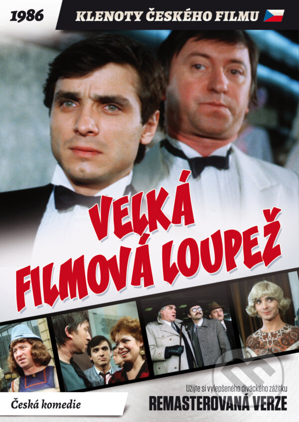 Levně Velká filmová loupež (Remasterovaná verze) - Oldřich Lipský, Zdeněk Podskalský st - film z kategorie Komédie