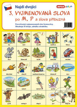 Levně Najdi dvojici 3 Vyjmenovaná slova po M, P - kniha z kategorie Jazykové učebnice a slovníky