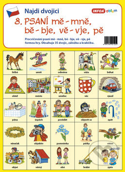 Levně Najdi dvojici 8 Psaní mě, mně, bě, bje, vě, vje, pě - kniha z kategorie Jazykové učebnice a slovníky
