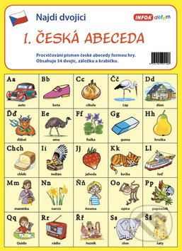 Levně Najdi dvojici 1 Česká abeceda - kniha z kategorie Jazykové učebnice a slovníky