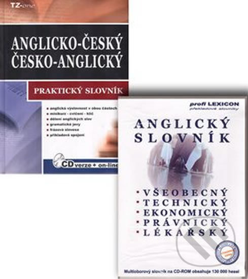 Anglicko-český, česko-anglický slovník + CD - Josef Heger, TZ-one, 2006