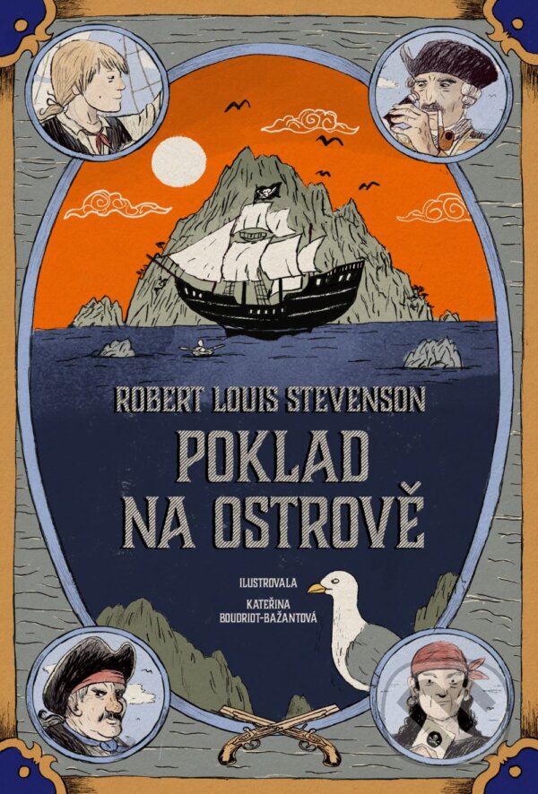 Levně Poklad na ostrově - Robert Louis Stevenson, Kateřina Bažantová (ilustrátor) - kniha z kategorie Komiksy