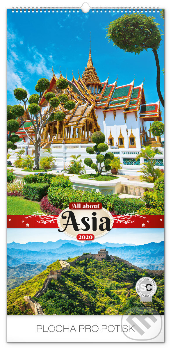 Nástěnný kalendář All about Asia 2020, Presco Group, 2019