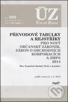 Kniha: ÚZ 902: Převodové tabulky a rejstřík pro nový občanský zákoník (Sagit). Sagit, 2004