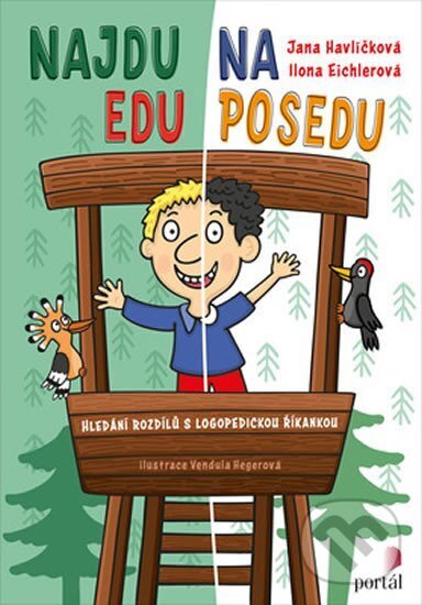 Levně Najdu Edu na posedu (Hledání rozdílů s logopedickou říkankou) - kniha z kategorie Materská škola a predškoláci