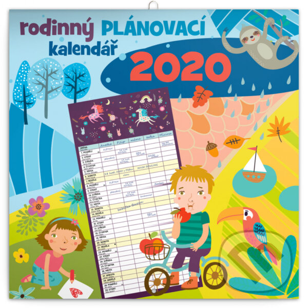 Rodinný plánovací kalendář 2020, Presco Group, 2019