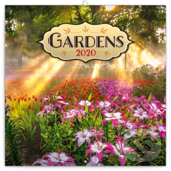 Poznámkový kalendář / kalendár Gardens 2020, Presco Group, 2019