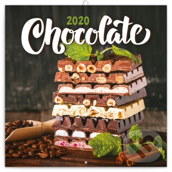 Poznámkový kalendář / kalendár Chocolate 2020, Presco Group, 2019