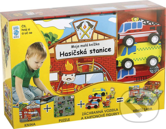 Levně Hasičská stanice (Moje malá knížka) - kniha z kategorie Omaľovávanky, vystrihovanie, papier