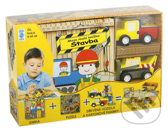 Levně Stavba - Moje malá knížka - kniha z kategorie Omaľovávanky, vystrihovanie, papier
