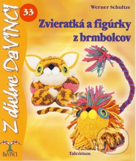 Levně Zvieratká a figúrky z brmbolcov - kniha z kategorie Omaľovávanky, vystrihovanie, papier