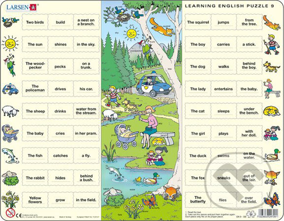 Levně Learning English Puzzle 9 EN9 - puzzle z kategorie Náučné puzzle