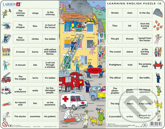 Levně Learning English Puzzle 10 EN10 - puzzle z kategorie Náučné puzzle