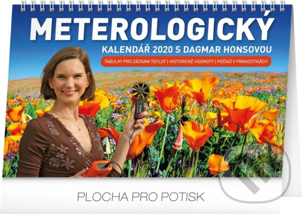 Stolní Meteorologický kalendář s Dagmar Honsovou 2020, Presco Group, 2019