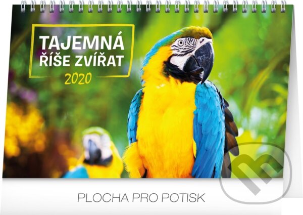 Stolní kalendář Tajemná říše zvířat 2020, Presco Group, 2019