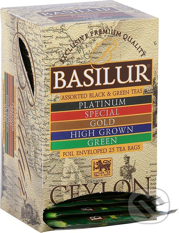 Levně BASILUR Island of Tea Assorted přebal (Pravý ceylónsky porciovaný čaj)