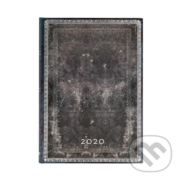 Paperblanks - diár Midnight Steel 2020, Paperblanks, 2019