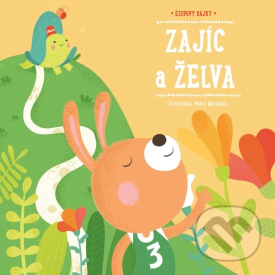 Ezopovy bajky: Zajíc a želva - Mária Nerádová (Ilustrácie), YoYo Books, 2019