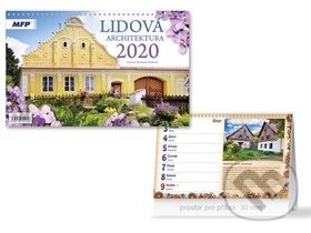 Lidová architektura - stolní kalendář 2020, MFP, 2019