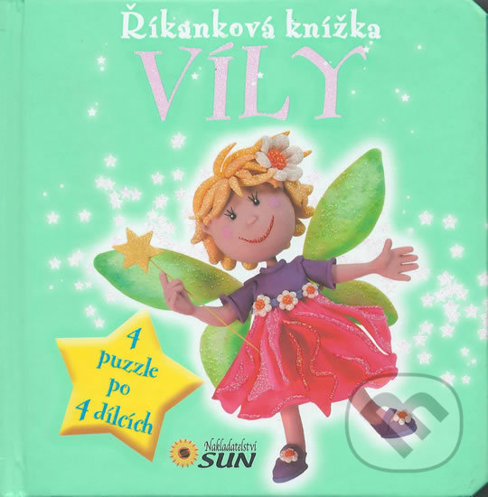 Víly - Říkanková puzzle kniha NAKLADATELSTVÍ SUN s.r.o.
