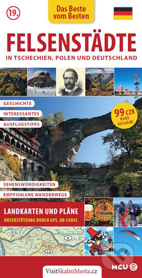Levně Felsenstädte (in Tschechien, Polen und Deutschland) - kniha z kategorie Mapy a cestovanie