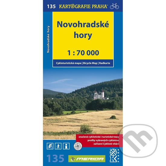 Levně Novohradské hory 1:70 000 (Cykloturistická mapa)