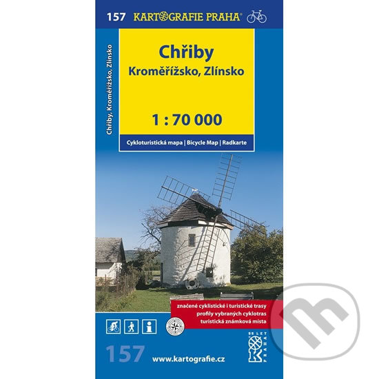 Levně Chřiby, Kroměřížsko, Zlínsko 1:70 000