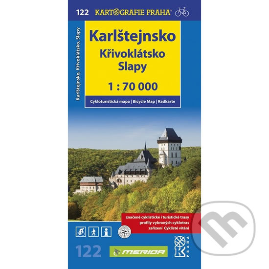 Levně Karlštejnsko, Křivoklátsko 1:70 000 (cyklomapa)