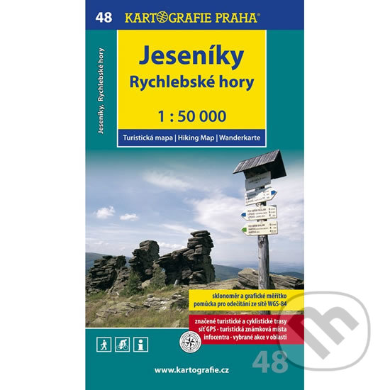 Levně Jeseníky, Rychlebské hory 1:50 000 (turistická mapa)