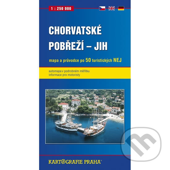 Levně Chorvatské pobřeží - jih, 1:250 000 (automapa)