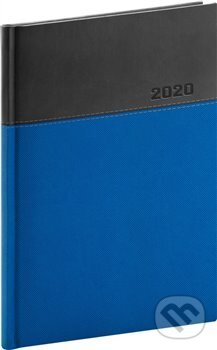 Denní diář Dado 2020, modročerný, 15 × 21 cm, Presco Group, 2019