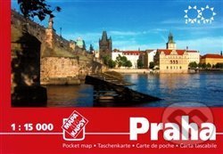 Levně Praha 1:15 000 (Mapa do kapsy)
