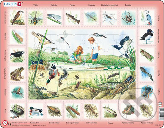 Levně V potoku NA3 - puzzle z kategorie Náučné puzzle