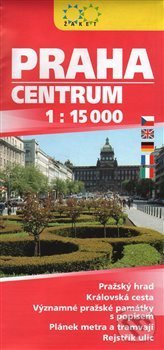 Levně Praha - centrum 1:15 000