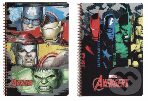 A4 sešit blok v kroužkové vazbě Marvel - Avengers, Avengers, 2017