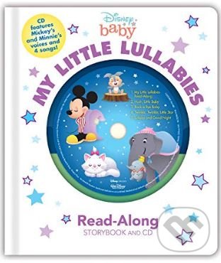 Levně Disney Baby: My Little Lullabies (Read-Along Storybook and CD Board book) - kniha z kategorie Rozprávky