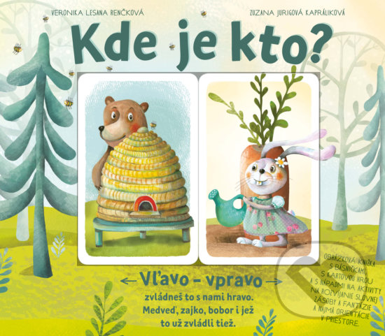 Levně Kde je kto? - Zuzana Jurigová Kapráliková, Veronika Lesana Renčková (ilustrátor) - kniha z kategorie Básničky