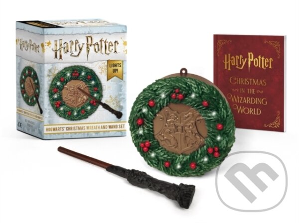 Levně Harry Potter: Hogwarts Christmas Wreath and Wand Set