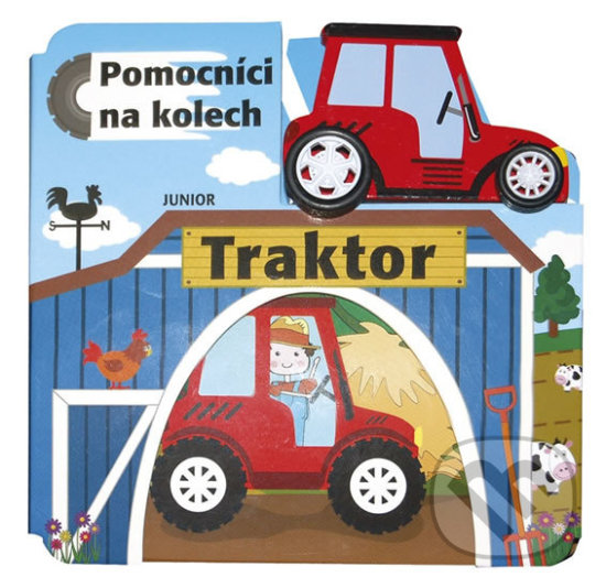 Levně Traktor - Pomocníci na kolech (+ dřevěný, ekologicky nezávadný traktůrek) - kniha z kategorie Naučné knihy
