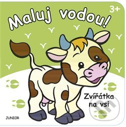 Levně Zvířátka na vsi - Maluj vodou! - Mariola Budek (ilustrácie) - kniha z kategorie Omaľovávanky