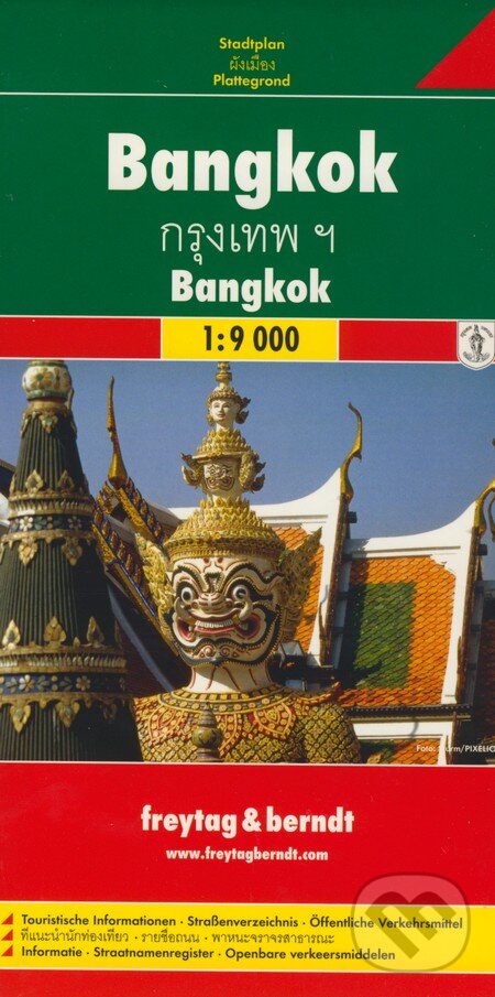 Levně Bangkok 1:9 000 (Mapa mesta)