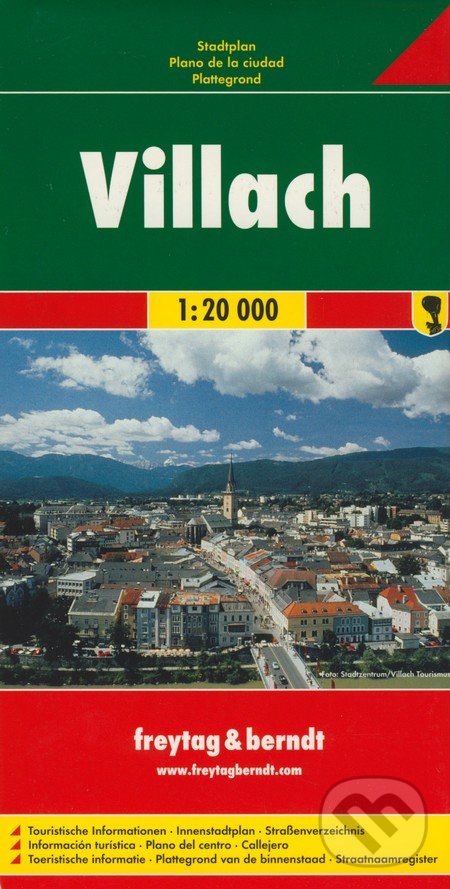Villach 1:20 000, freytag&berndt, 2011