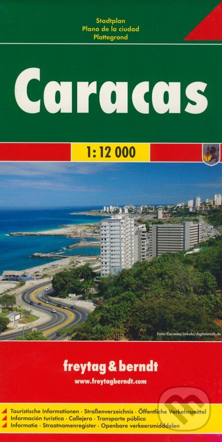 Levně Caracas 1:12 000 (Mapa mesta)