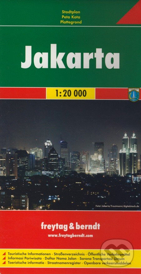 Levně Jakarta 1:20 000 (Mapa mesta)